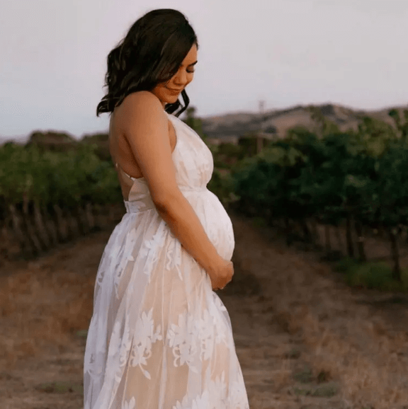 Wedding dresses for pregnant bride
