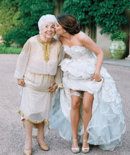 wedding dress for grandmother