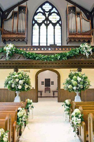 Elegant Church Wedding Decoration Ideas