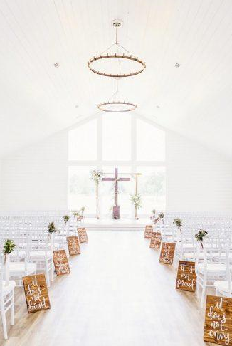 Wedding Decoration Idea for Church's Ceremony