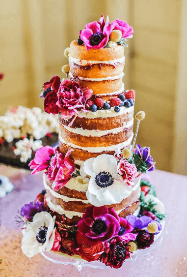 Wedding cake idea for rustic weddings